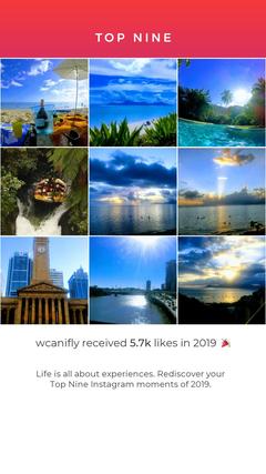 ¿Dónde puedo volar? Best Nine 2019 en Instagram