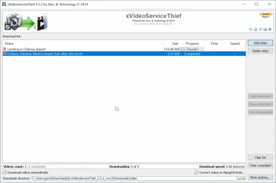 Download xVideoServiceThief on Android +6 alternatives : xVideoServiceThief main screen