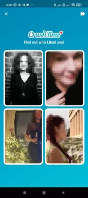 Happn Tricks And Tips To Meet New People : Happn CrushTIme card game with 4 choices between potential matches