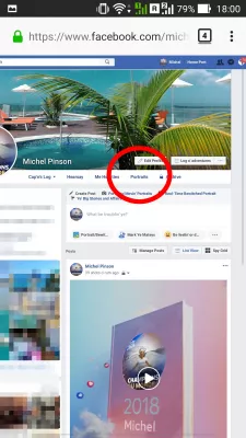 Cómo descargar el año de Facebook en video de revisión para Android : Perfil de escritorio de Facebook en el teléfono móvil Android