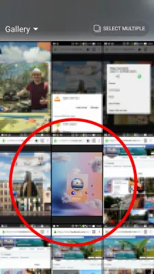 Cómo descargar el año de Facebook en video de revisión para Android : Video descargado al teléfono encontrado en la galería para la historia de Instagram