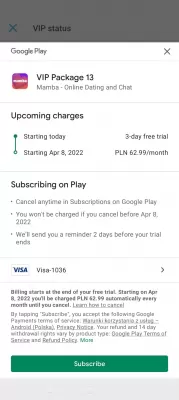Mamba Tricks: How to Meet on Mamba? : Getting the Mamba VIP status for free using a Revolut disposable virtual card