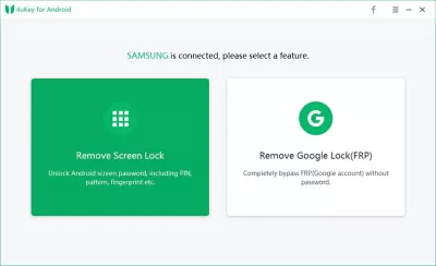 4uKey (Screen Unlock) Review : Connecting Android device to screen unlock software