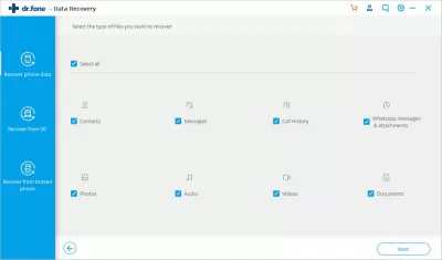 Dr.Fone - Revisión de recuperación de datos : Teléfono inteligente de enchufe y Android