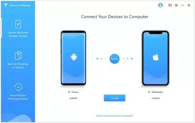 IMyFone - iTransor for WhatsApp Transfer Review : Connecting Android device to PC