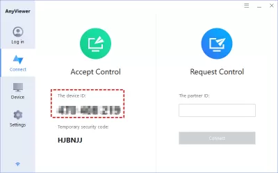 Een gemakkelijke manier om op afstand toegang te krijgen tot pc of iPhone : Stap 1. Installeer en start elkeVEILIGHEID op uw Windows-computer. Let op zijn apparaat-ID (bestaande uit 9 nummers).